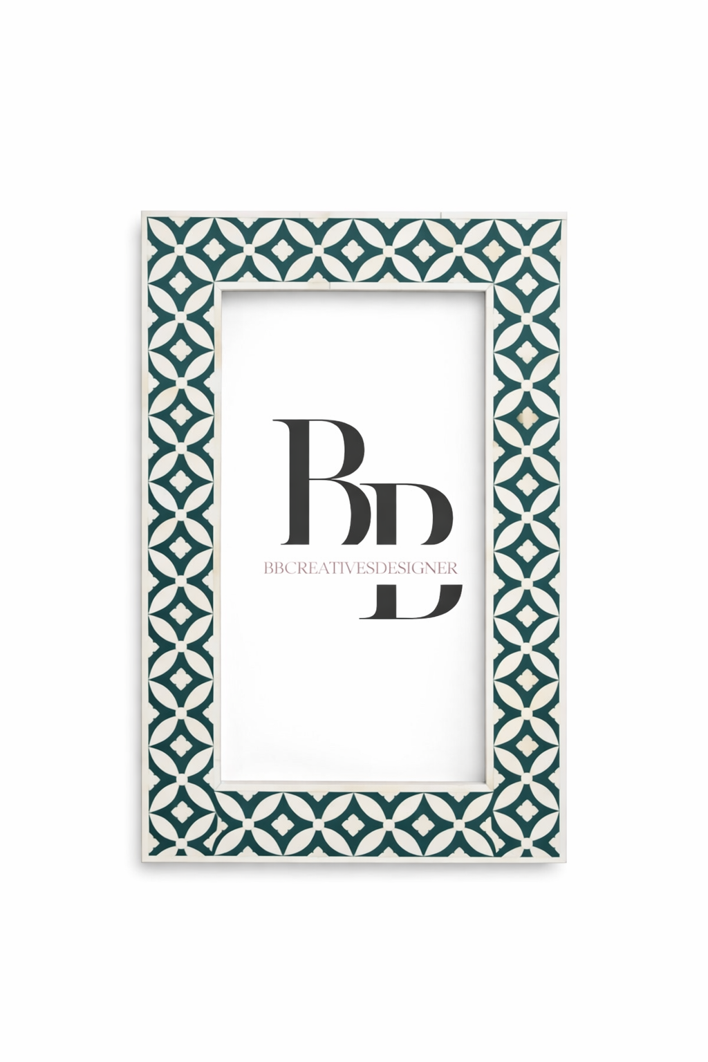 Handmade wooden bone inlay mirror frame / Wall decor / home decor / mirror frames