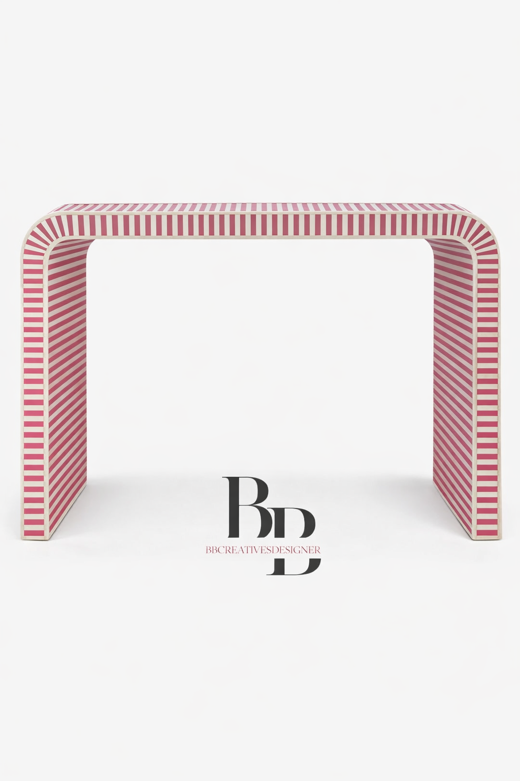 Handmade Wooden Bone Inlay Console Table / Entry Way Console / Home Decor