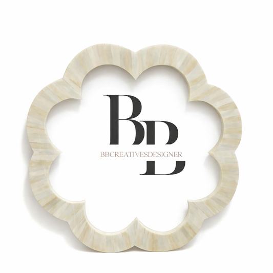 Handmade wooden bone inlay mirror frame / Wall decor / home decor / mirror frames