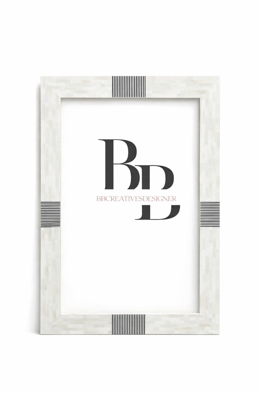 Handmade wooden bone inlay mirror frame / Wall decor / home decor / mirror frames