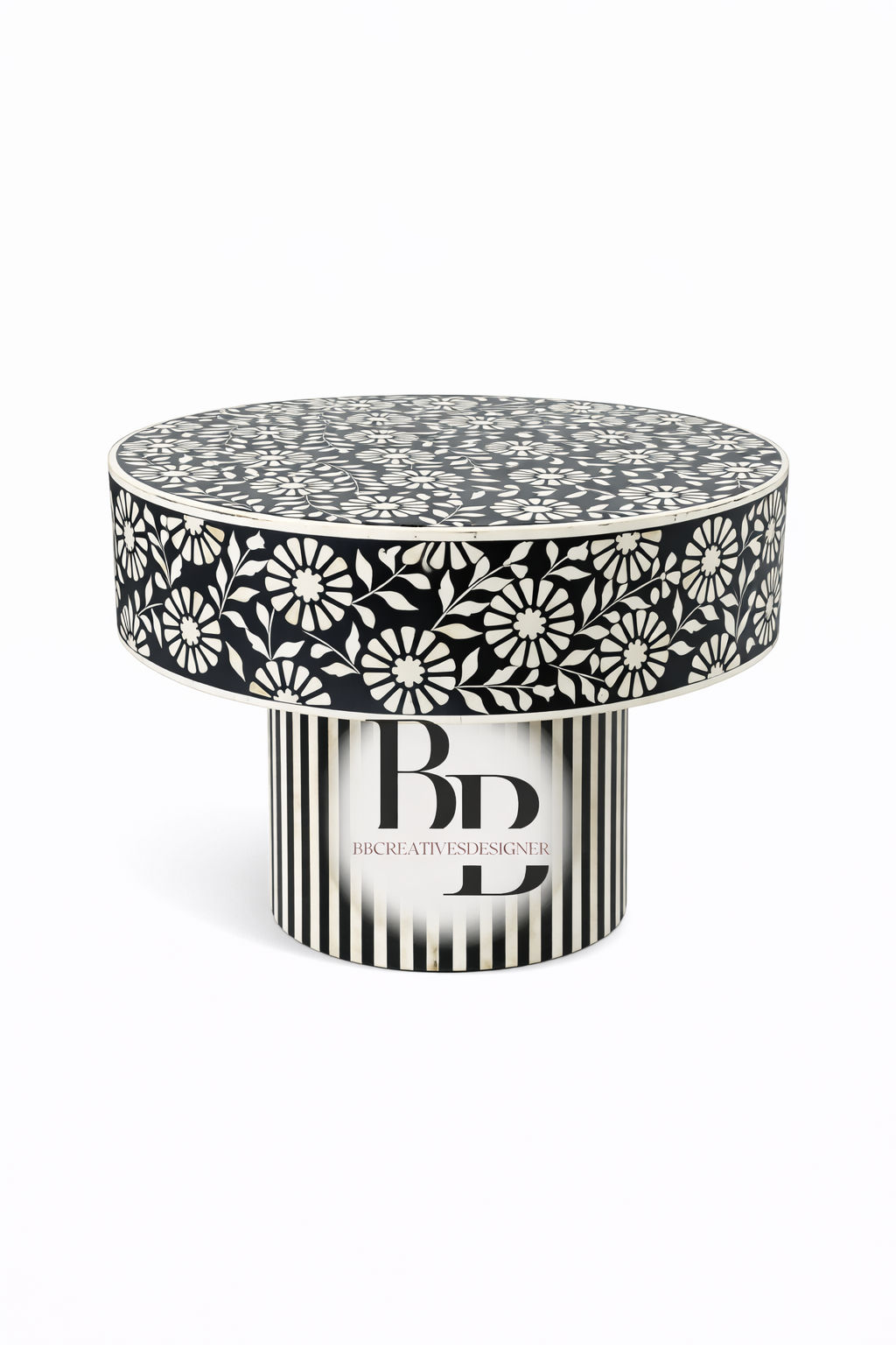 Handmade Wooden Bone Inlay Coffee Table / Entry Way table / Home Decor / center table