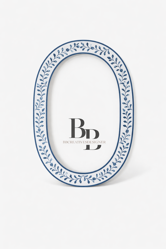 Handmade wooden bone inlay mirror frame / Wall decor / home decor / mirror frames